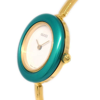 Gucci 11/12.2 Change Bezel Chameleon Quartz Watch SS