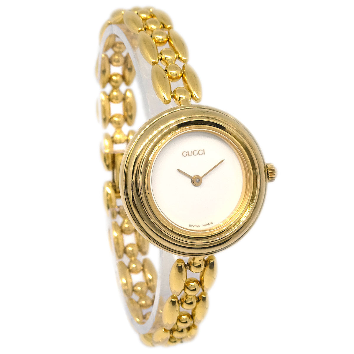 Gucci 11/12.2 Change Bezel Chameleon Quartz Watch SS