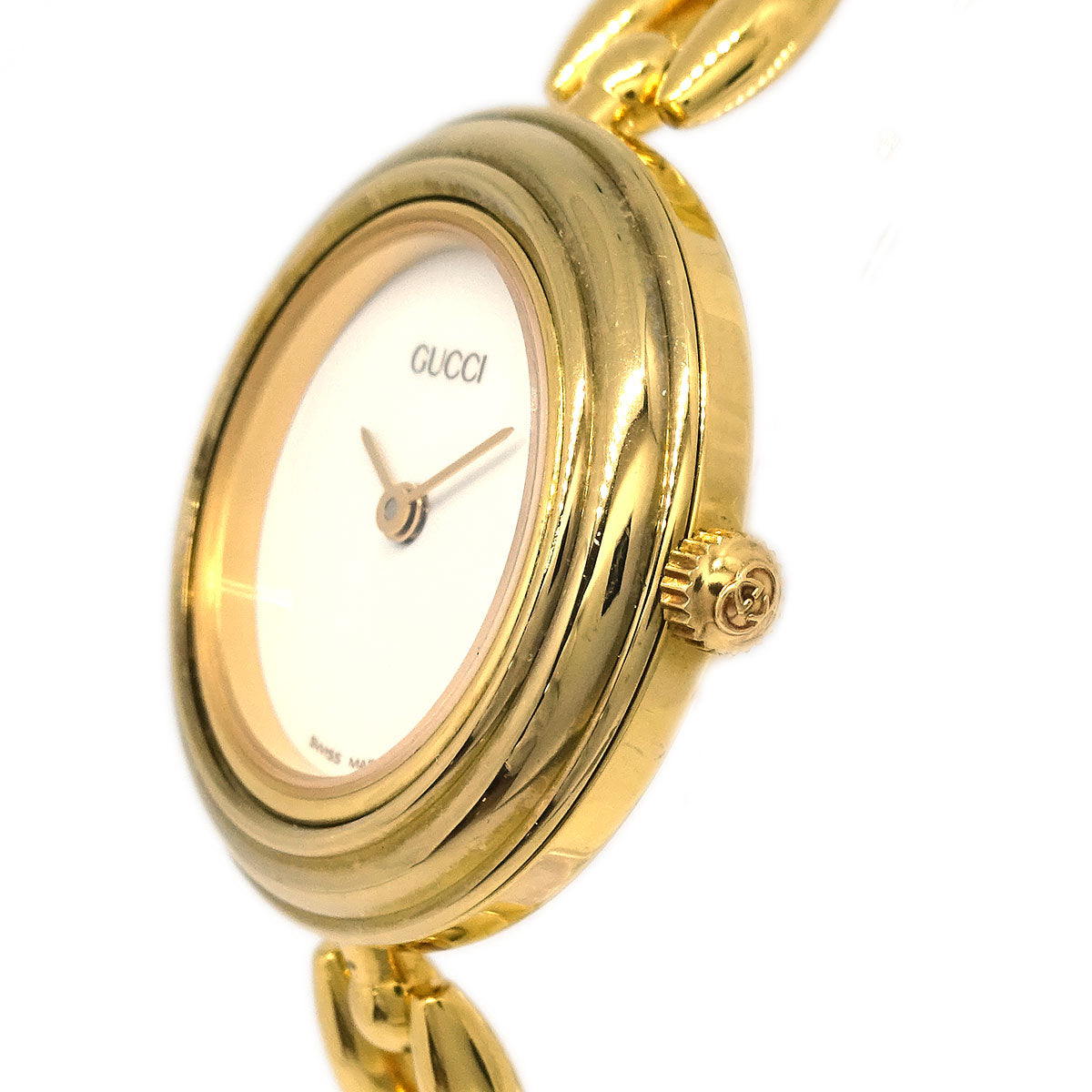 Gucci 11/12.2 Change Bezel Chameleon Quartz Watch SS