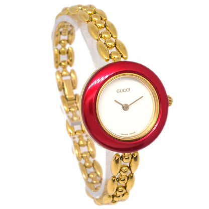 Gucci 11/12.2 Change Bezel Chameleon Quartz Watch SS
