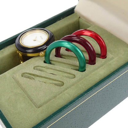 Gucci 11/12.2 Change Bezel Chameleon Quartz Watch SS