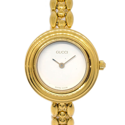 Gucci 11/12.2 Change Bezel Chameleon Quartz Watch SS