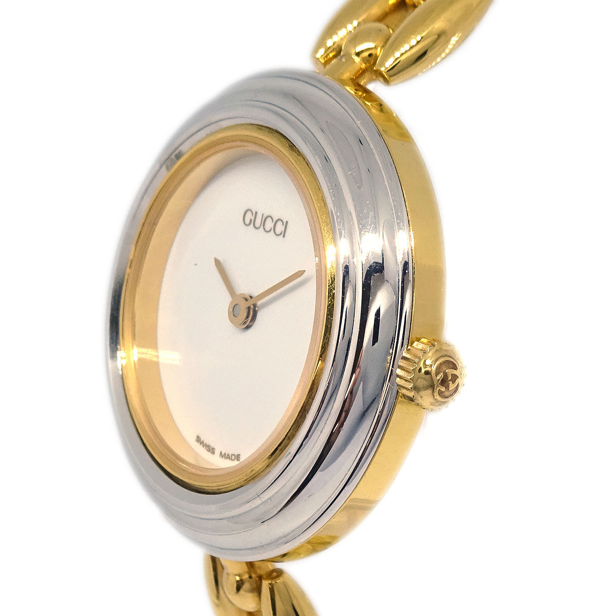 Gucci 11/12.2 Change Bezel Chameleon Quartz Watch SS