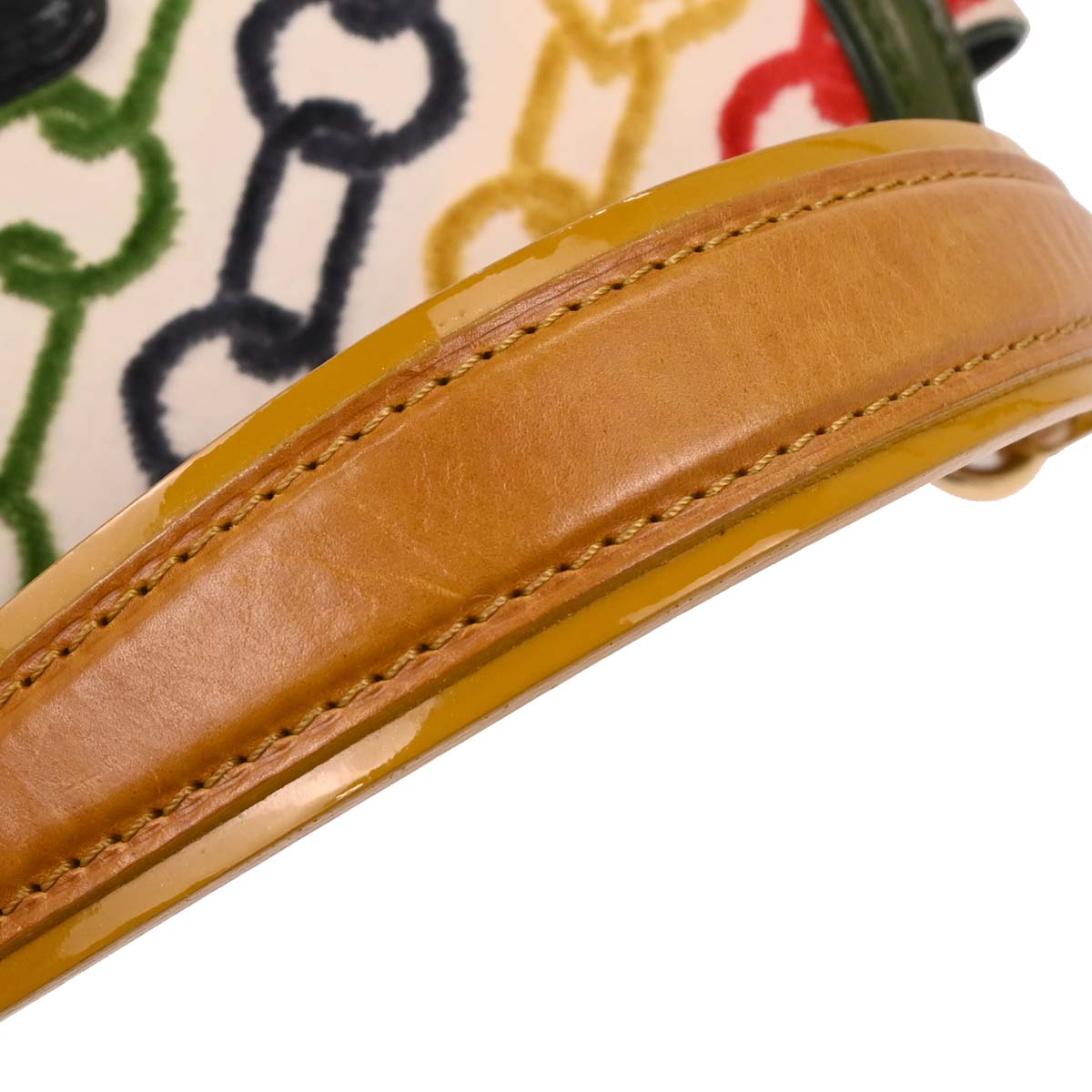 Louis Vuitton Monogram Velvet Chain Dolly Pochette Handbag M95208