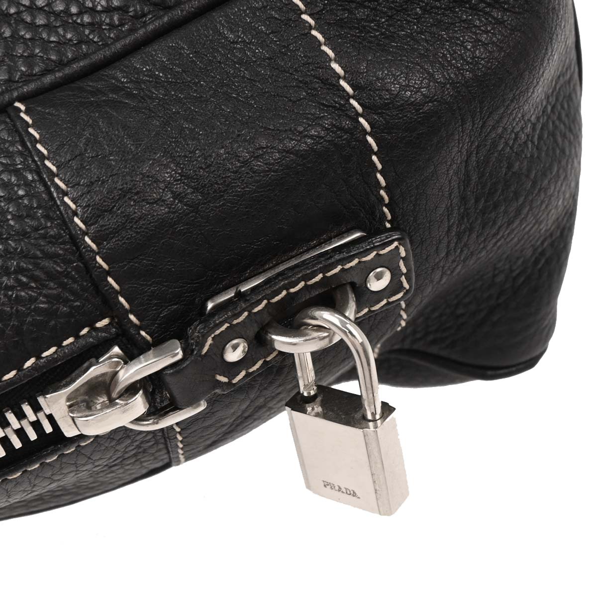 Prada Black Calfskin Handbag