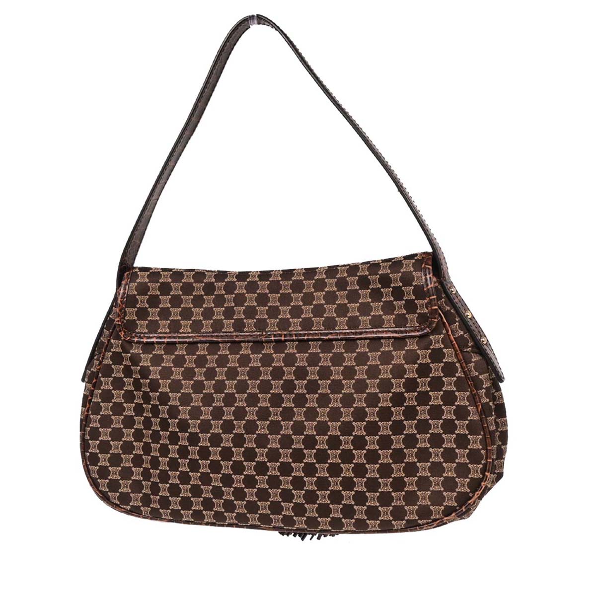 Celine Brown Macadam Handbag