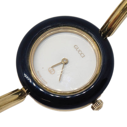 Gucci 1100-L Change Bezel Chameleon Quartz Watch SS
