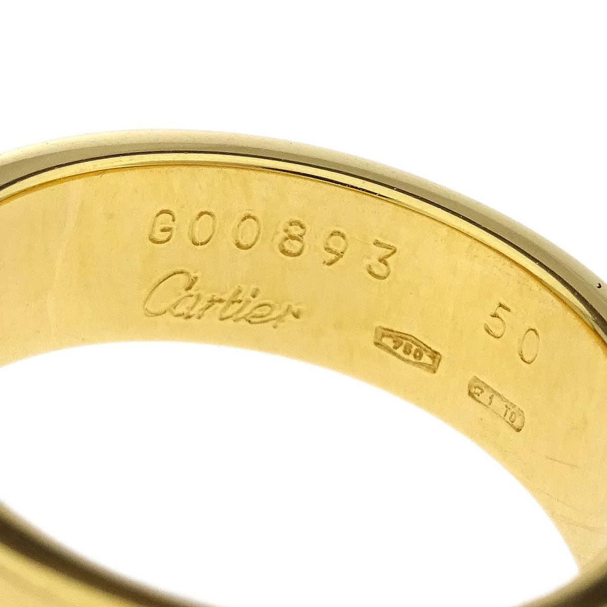 Cartier Love Ring Au750 #50