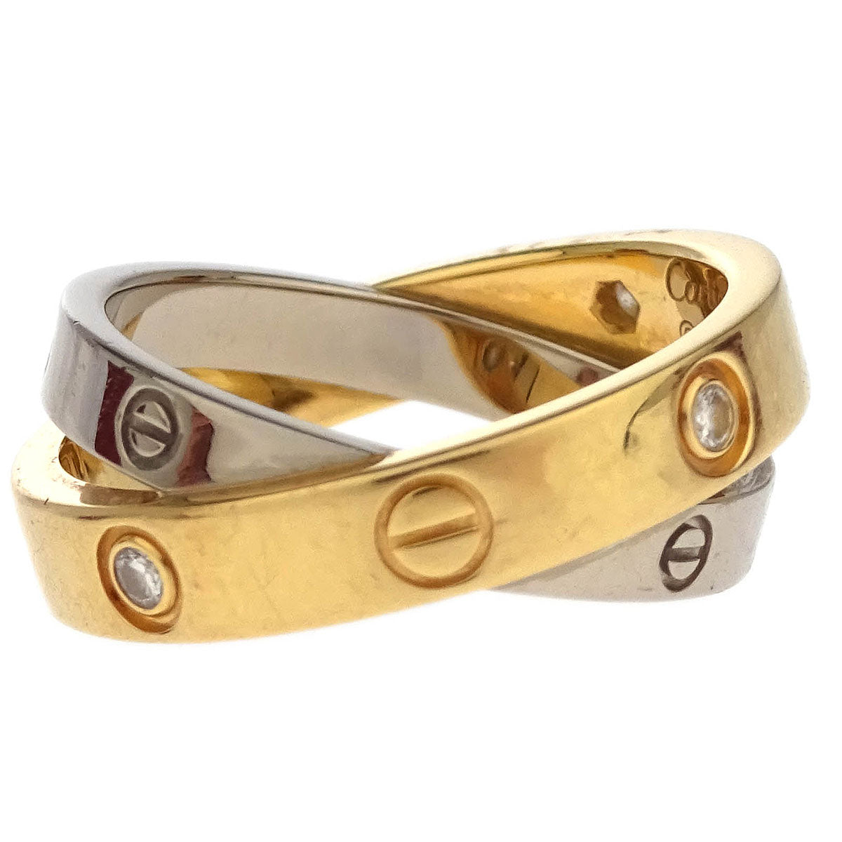 Cartier Be Love Ring Au750 Diamond #47
