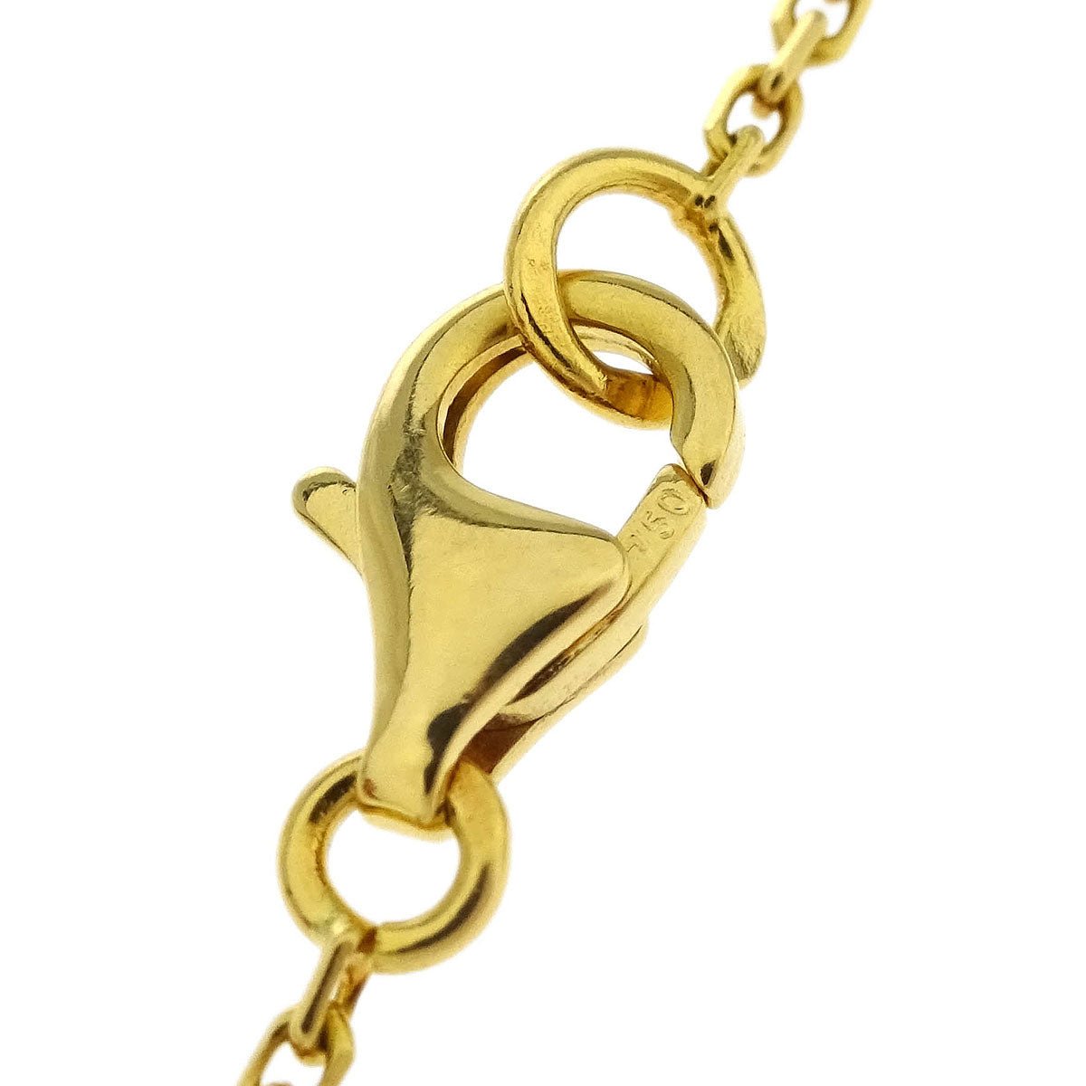 Van Cleef & Arpels Vintage Alhambra Pendant Necklace Au750 Onyx