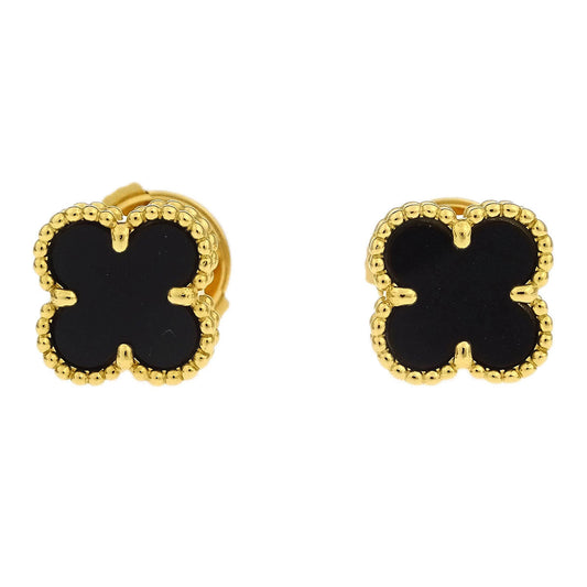 Van Cleef & Arpels Piercing Earrings Au750 Sweet Alhambra