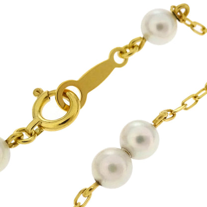 Mikimoto Bracelet 18K Genuine Pearl Gold