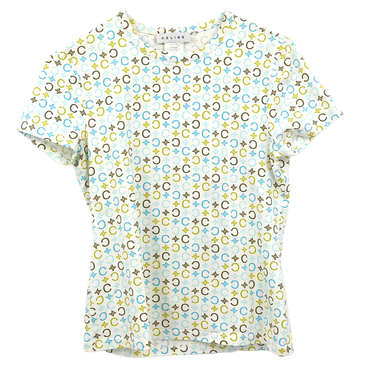 Celine Macadam T-shirt White