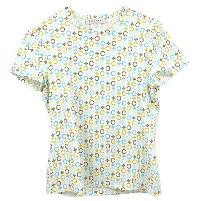 Celine Macadam T-shirt White
