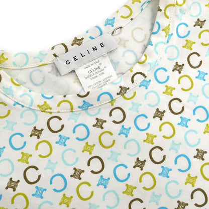 Celine Macadam T-shirt White