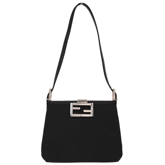 Fendi Black Nylon Handbag