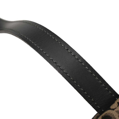 Christian Dior Black Canvas Trotter Shoulder Bag