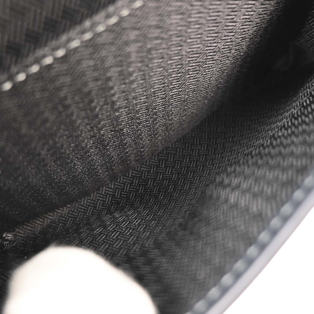 Christian Dior Black Canvas Trotter Shoulder Bag