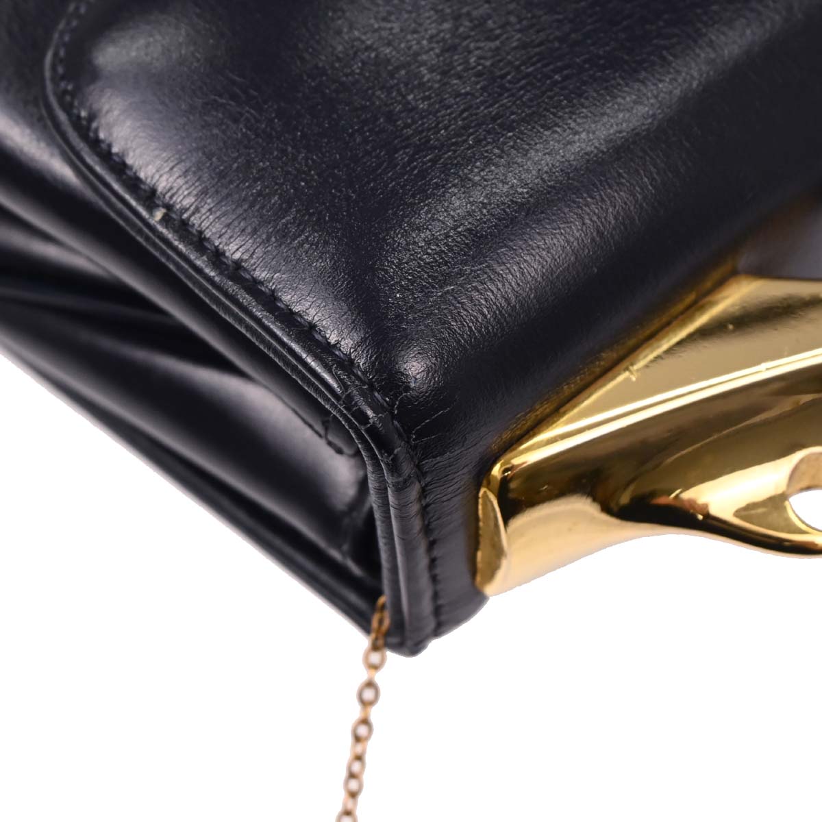 Christian Dior Navy Leather Canvas Trotter 2way Shoulder Handbag