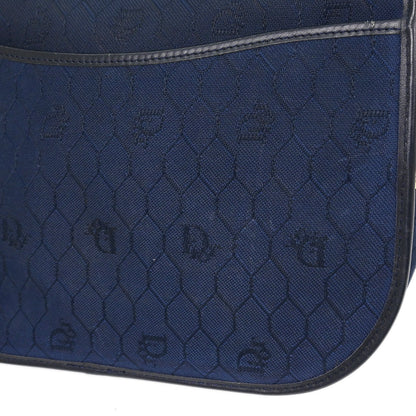 Christian Dior Navy Honeycomb Shoulder Bag