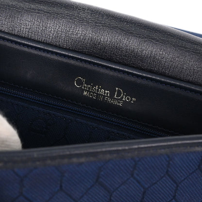Christian Dior Navy Honeycomb Shoulder Bag