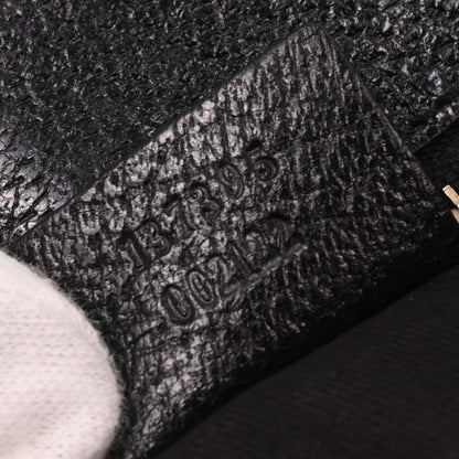 Gucci Black Canvas Bamboo 2way Shoulder Handbag