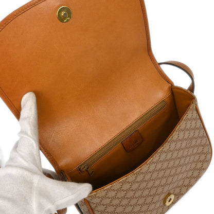 Celine Brown Macadam Shoulder Bag