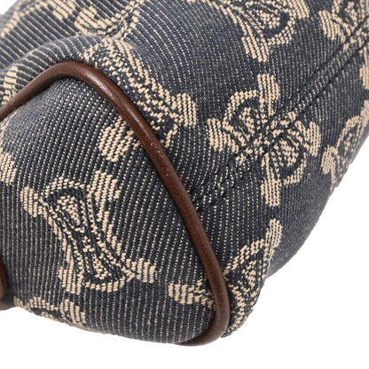 Celine Blue Denim Macadam Handbag