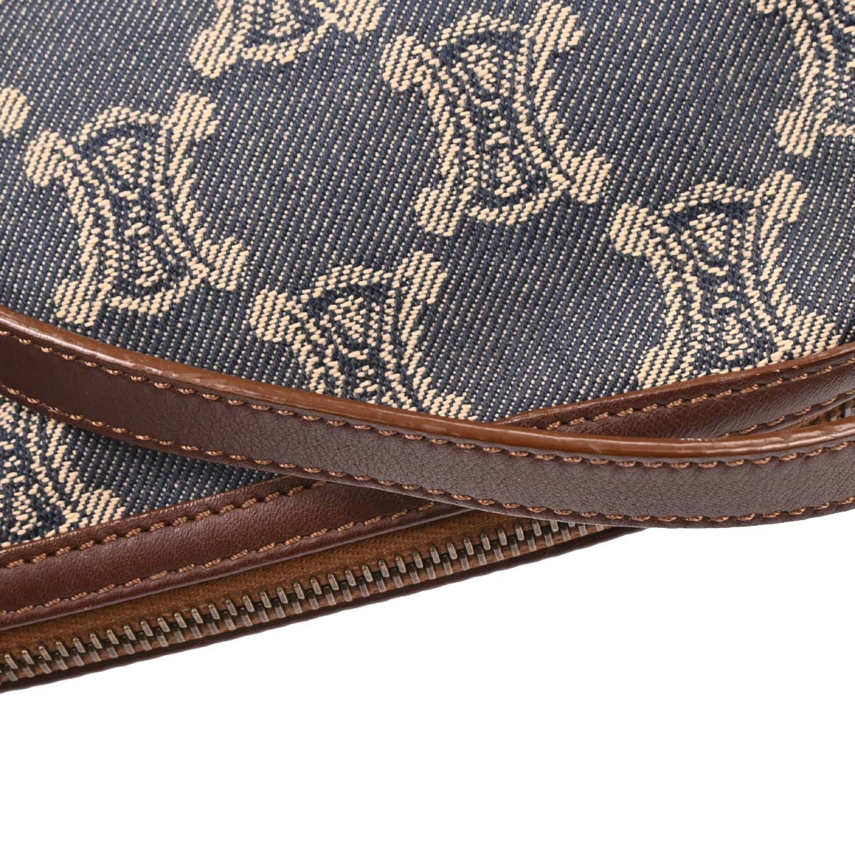 Celine Blue Denim Macadam Handbag