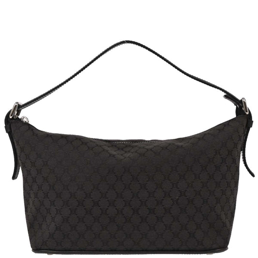 Celine Black Canvas Macadam Handbag