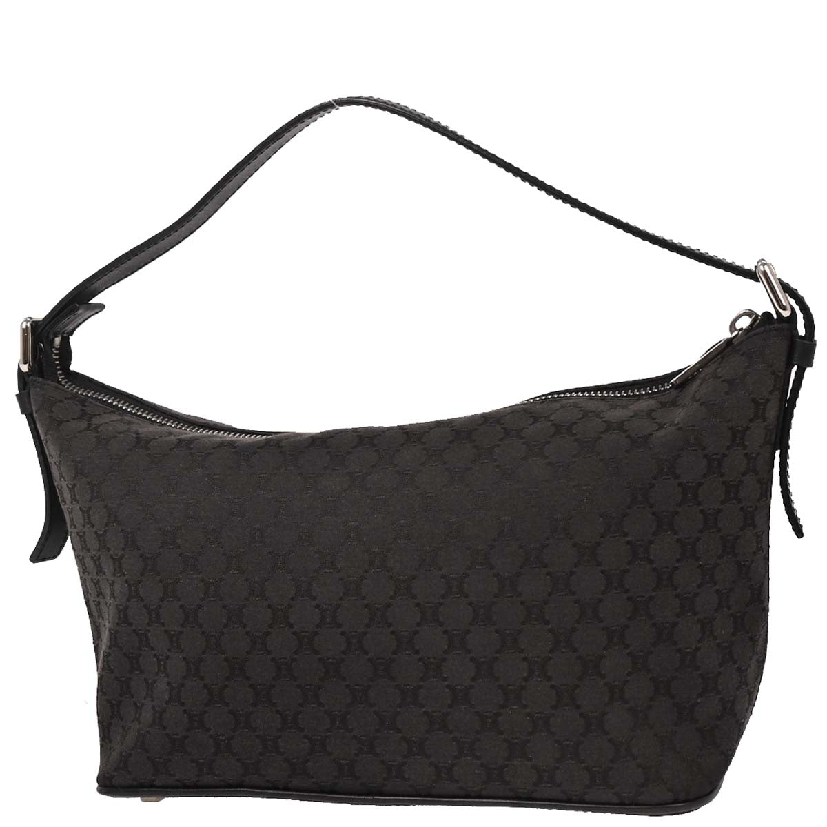Celine Black Canvas Macadam Handbag