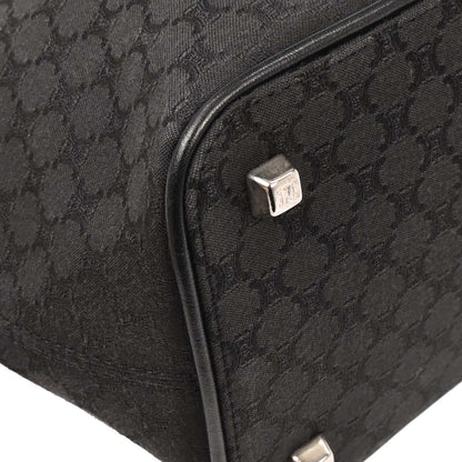 Celine Black Canvas Macadam Handbag