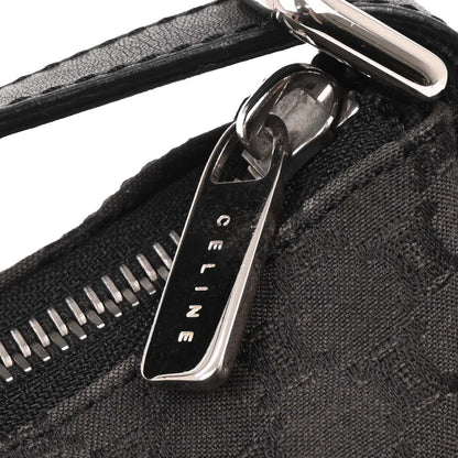 Celine Black Canvas Macadam Handbag