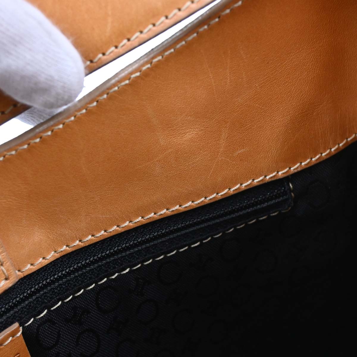 Celine Brown Suede Macadam Handbag