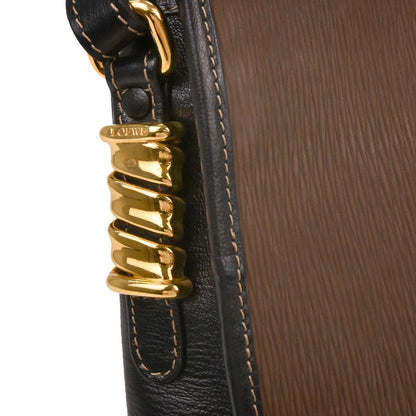 Loewe Brown Leather Belasquez Shoulder Bag