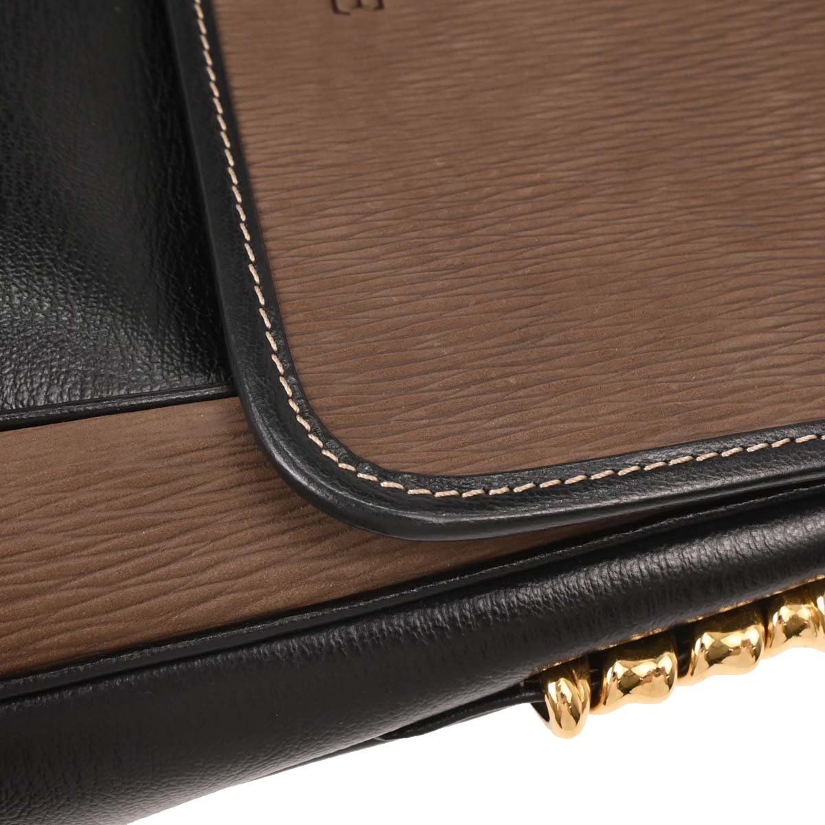 Loewe Brown Leather Belasquez Shoulder Bag