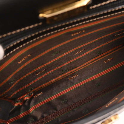 Loewe Brown Leather Belasquez Shoulder Bag