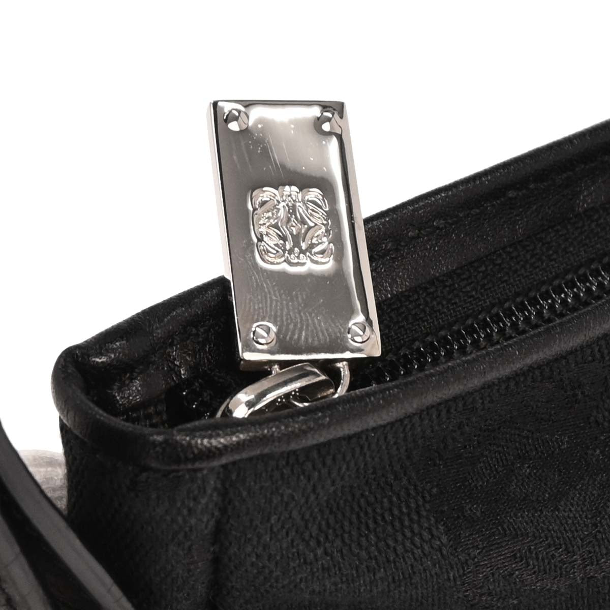 Loewe Black Canvas Handbag