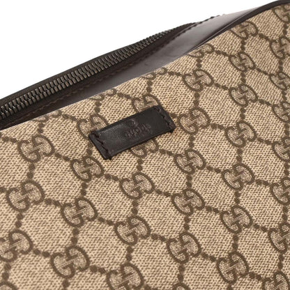 Gucci Beige PVC GG Pouch Clutch Bag