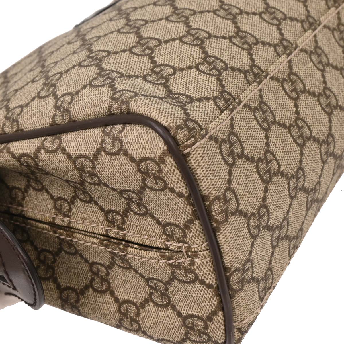 Gucci Beige PVC GG Pouch Clutch Bag