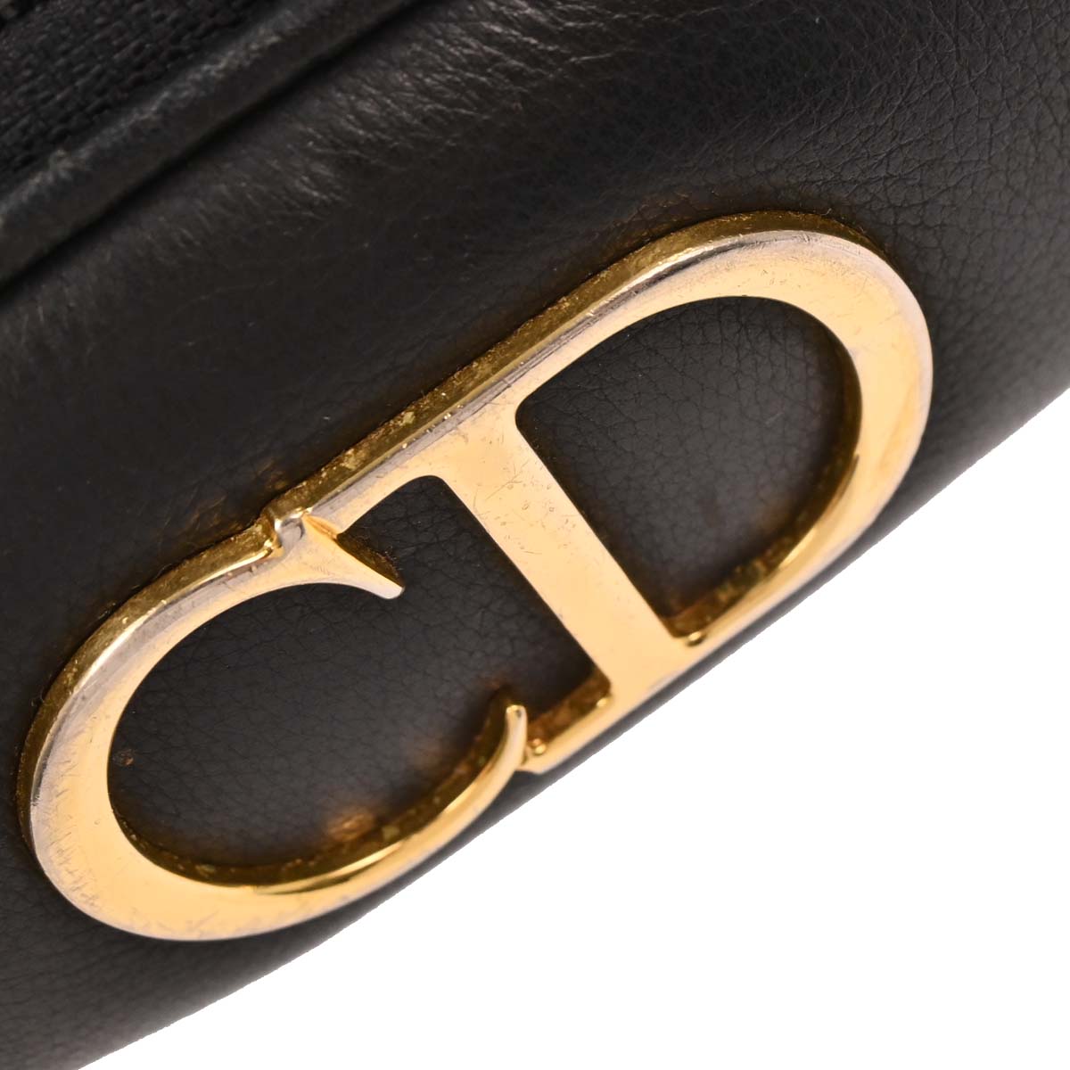 Christian Dior Black Leather Backpack