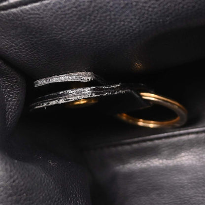 Christian Dior Black Leather Backpack
