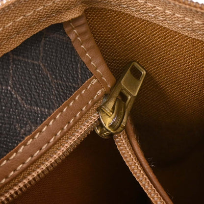 Christian Dior Dark Brown Honeycomb Duffle Handbag