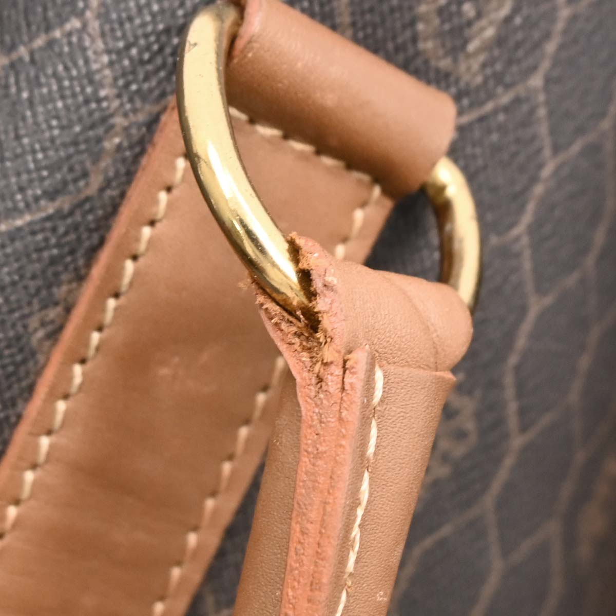 Christian Dior Dark Brown Honeycomb Duffle Handbag