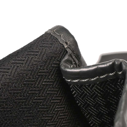 Christian Dior Black Canvas Trotter Shoulder Bag