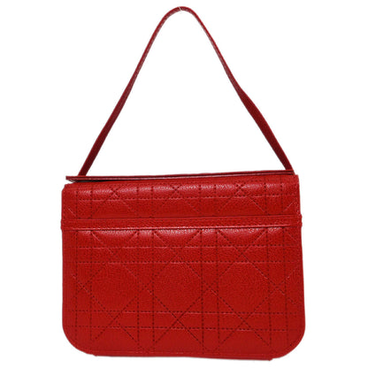 Christian Dior Red Cannage Vanity Handbag