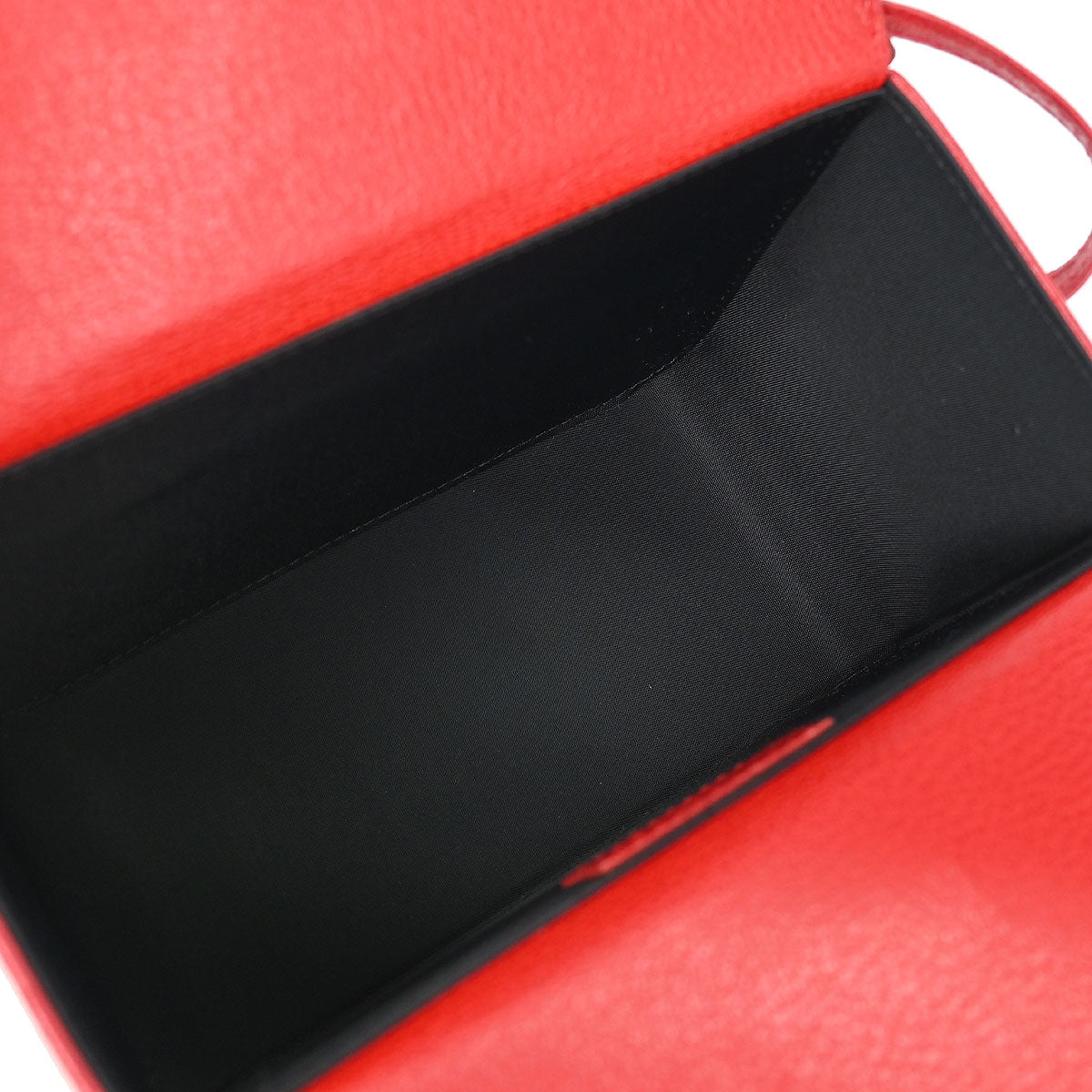 Christian Dior Red Cannage Vanity Handbag