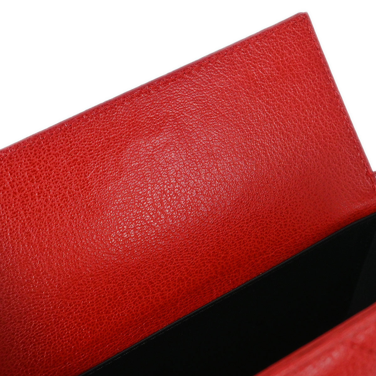 Christian Dior Red Cannage Vanity Handbag