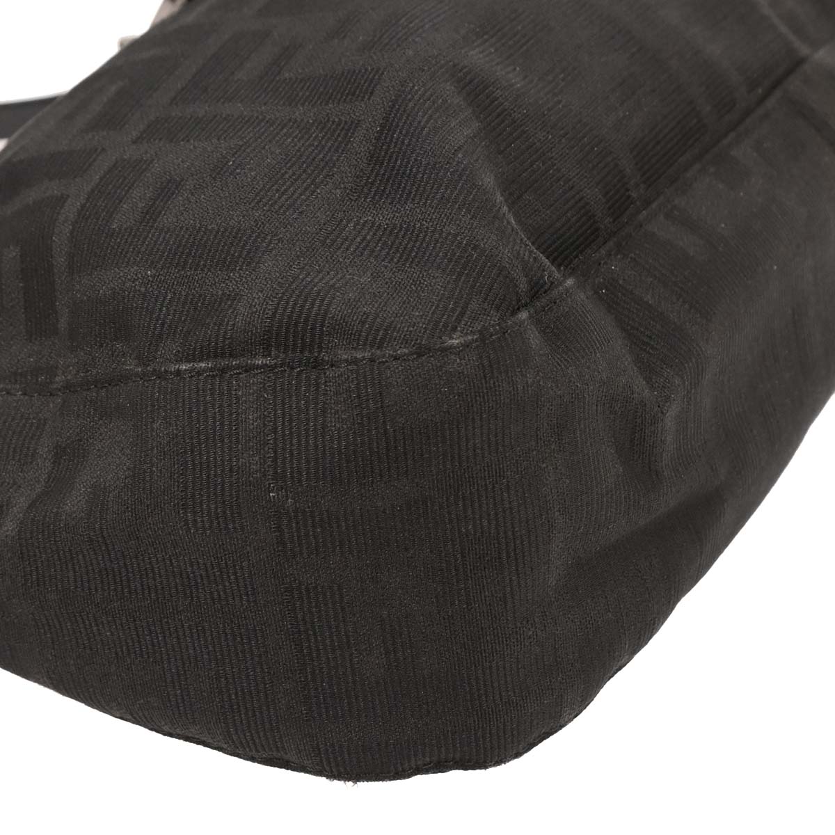 Fendi Black Canvas Zucca Handbag