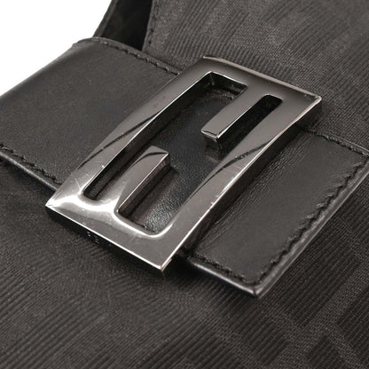 Fendi Black Canvas Zucca Handbag